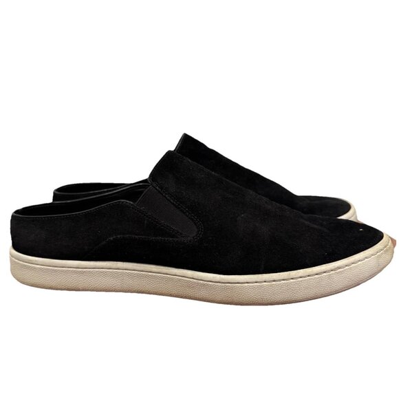 Vince Verrell Slip On Sneakers Black‎ Suede Mules Backless Women’s Size 8.5 - Picture 6 of 8